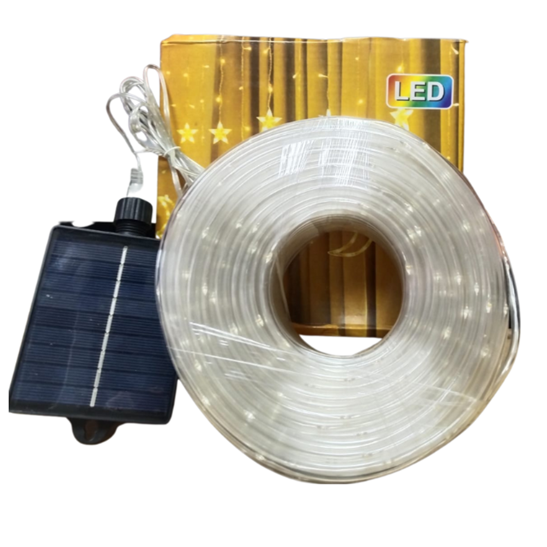 Manguera led solar navidad 50MT 500led Solar Manguera Led  5
