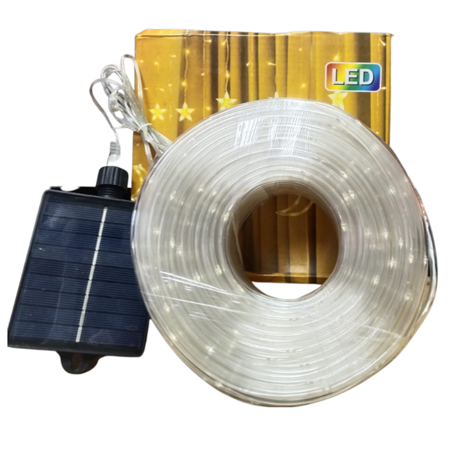Manguera led solar navidad 50MT 500led Solar Manguera Led  5