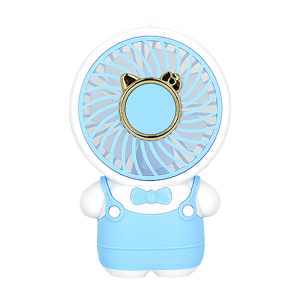 Mini Ventilador Recargable Con Diseño De Animalitos y Vestimenta 1