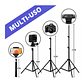 Trípode de 2.10 Metros Para Teléfono Celular, Luz Anular, Iluminador, Cámara  - Miniatura 4