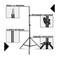 Trípode de 2.10 Metros Para Teléfono Celular, Luz Anular, Iluminador, Cámara  - Miniatura 7