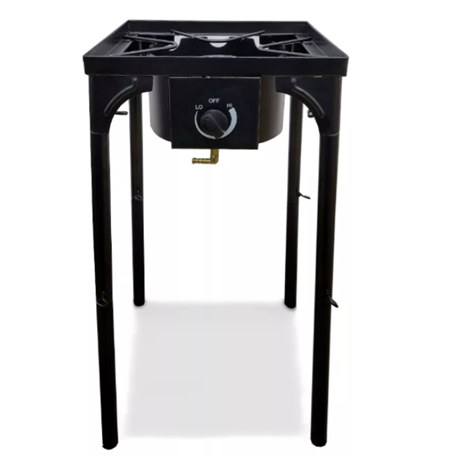 Fogón A Gas Con Base Metalca Regulable En Altura / 40x40 Kit de Regulador 3