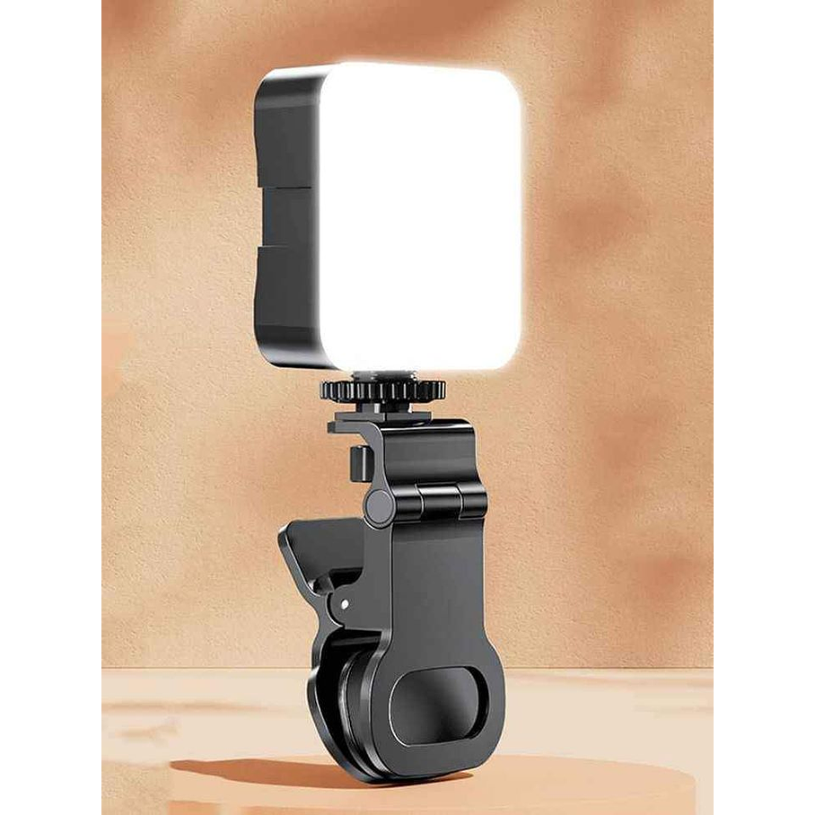 Lámpara De Relleno Portátil Con Pinza Para Celular y Computadora  5