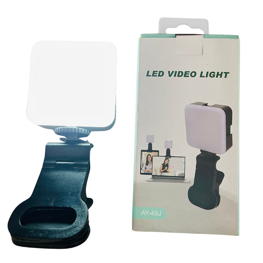 Lámpara De Relleno Portátil Con Pinza Para Celular y Computadora  7