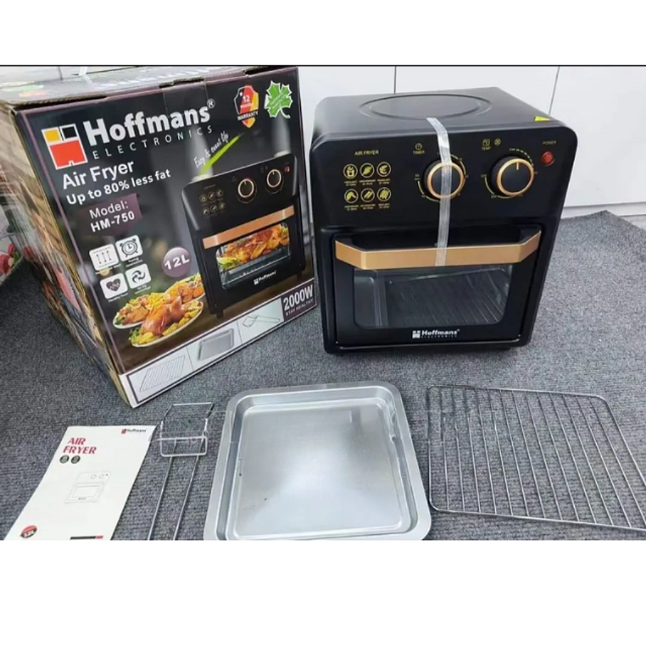 Freidora De Aire Horno Multifunción Hoffmans ﻿HM-750 12L 2000W 2