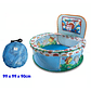 Corral Piscina De Pelotas Para Niños Juego Portatil 2 En 1 - Miniatura 4