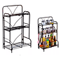 Organizador 3 Estantes Especias Multiuso Fijo Metalico - Miniatura 1