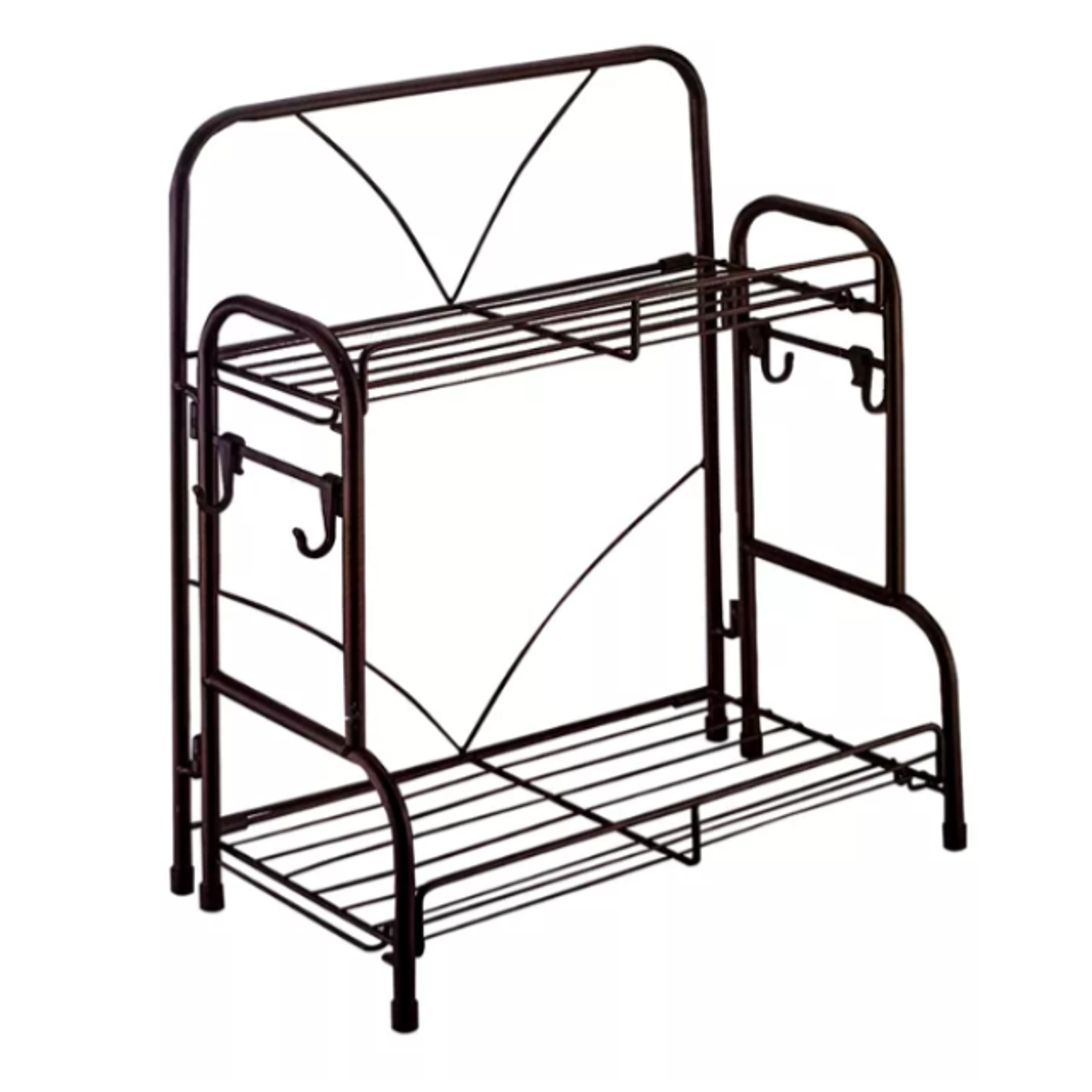 Organizador 2 Estantes Especias Multiuso Fijo Metalico 1