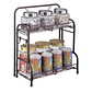 Organizador 2 Estantes Especias Multiuso Fijo Metalico - Miniatura 4