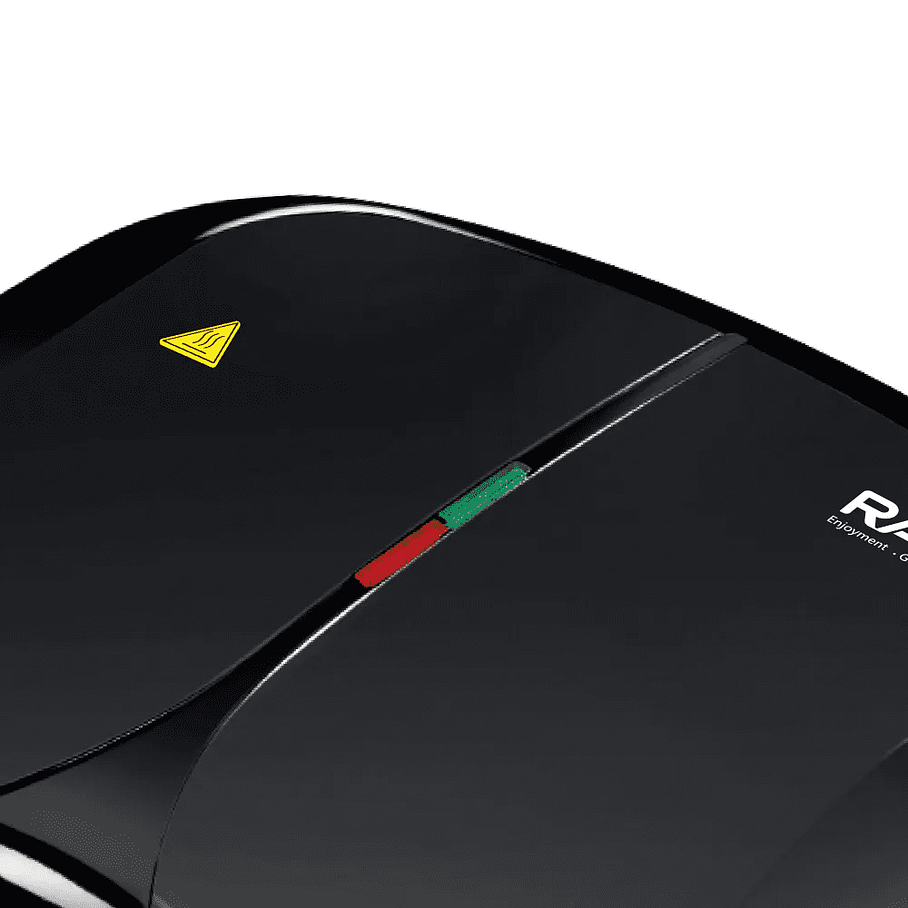 Maquina De Donas Grandes 2 Donas Marca Raf 2228 Color Negro 4