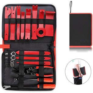 Kit De 19 Herramientas Para Desmontar Molduras De Coche Y Radio