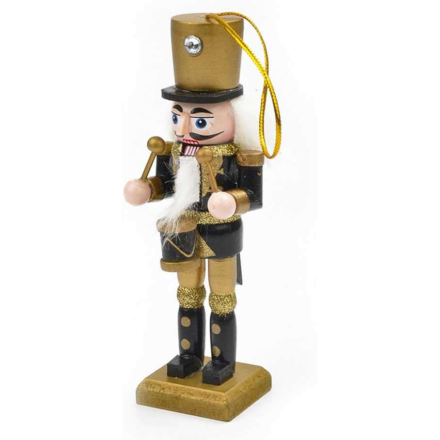 Soldado de Cascanueces de Madera con Purpurina De 13 Cm 5