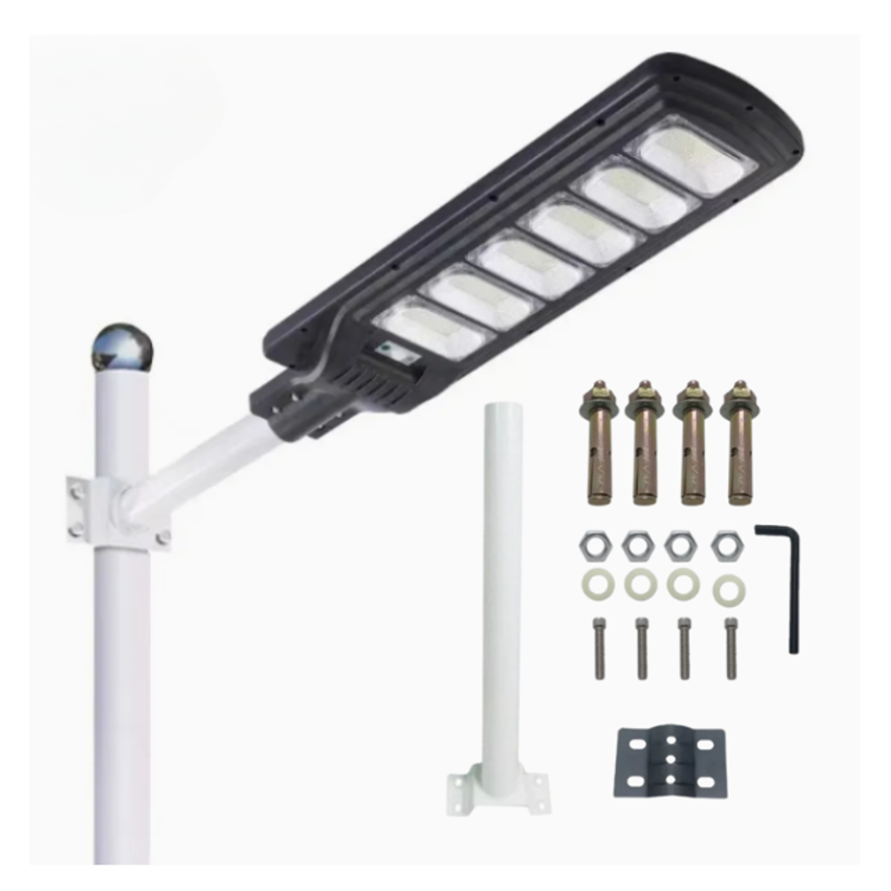 Lámpara Solar Luz de Calle JORTAN de 300W Con Tecnología LED 13