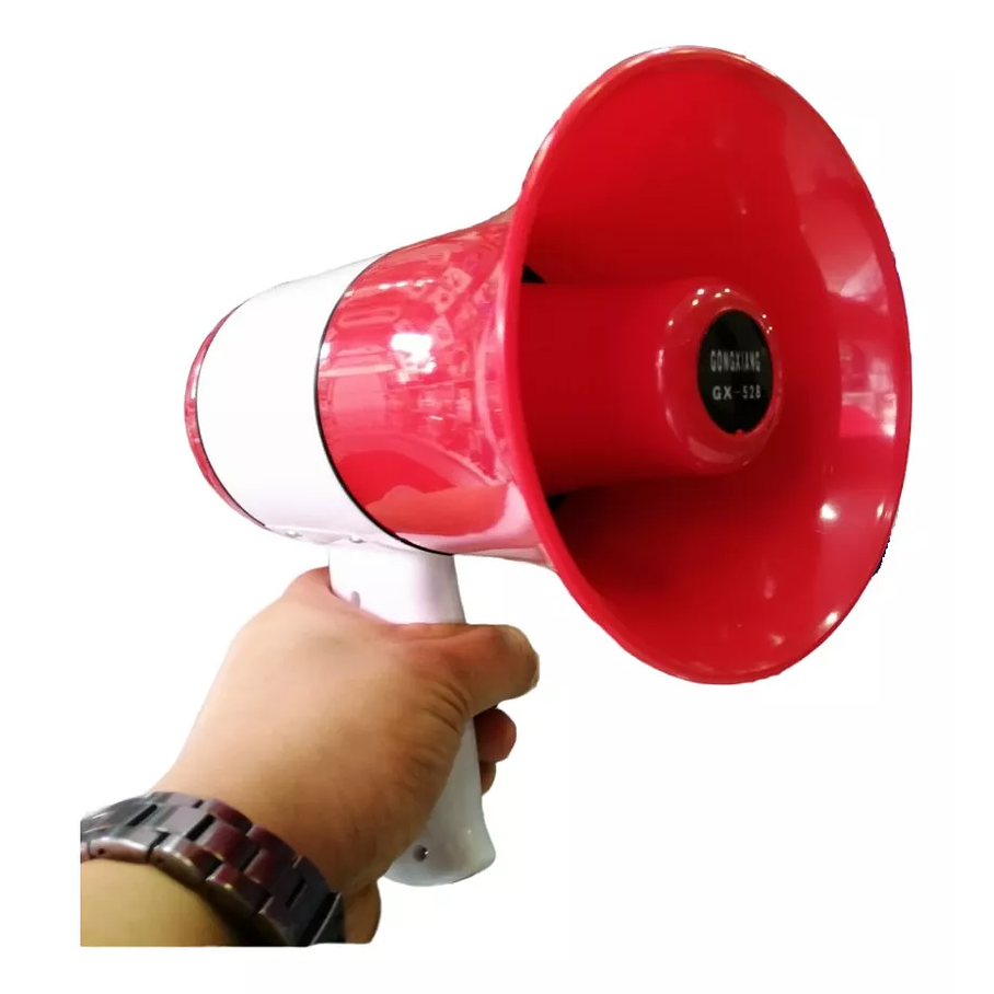 Megáfono 35w Recargable Usb Grabación De 240 Seg Gx-528u 5