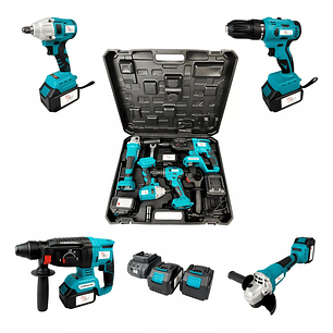 Kit De Herramientas Multifunción Con Batería 4 En 1 Sin Esco