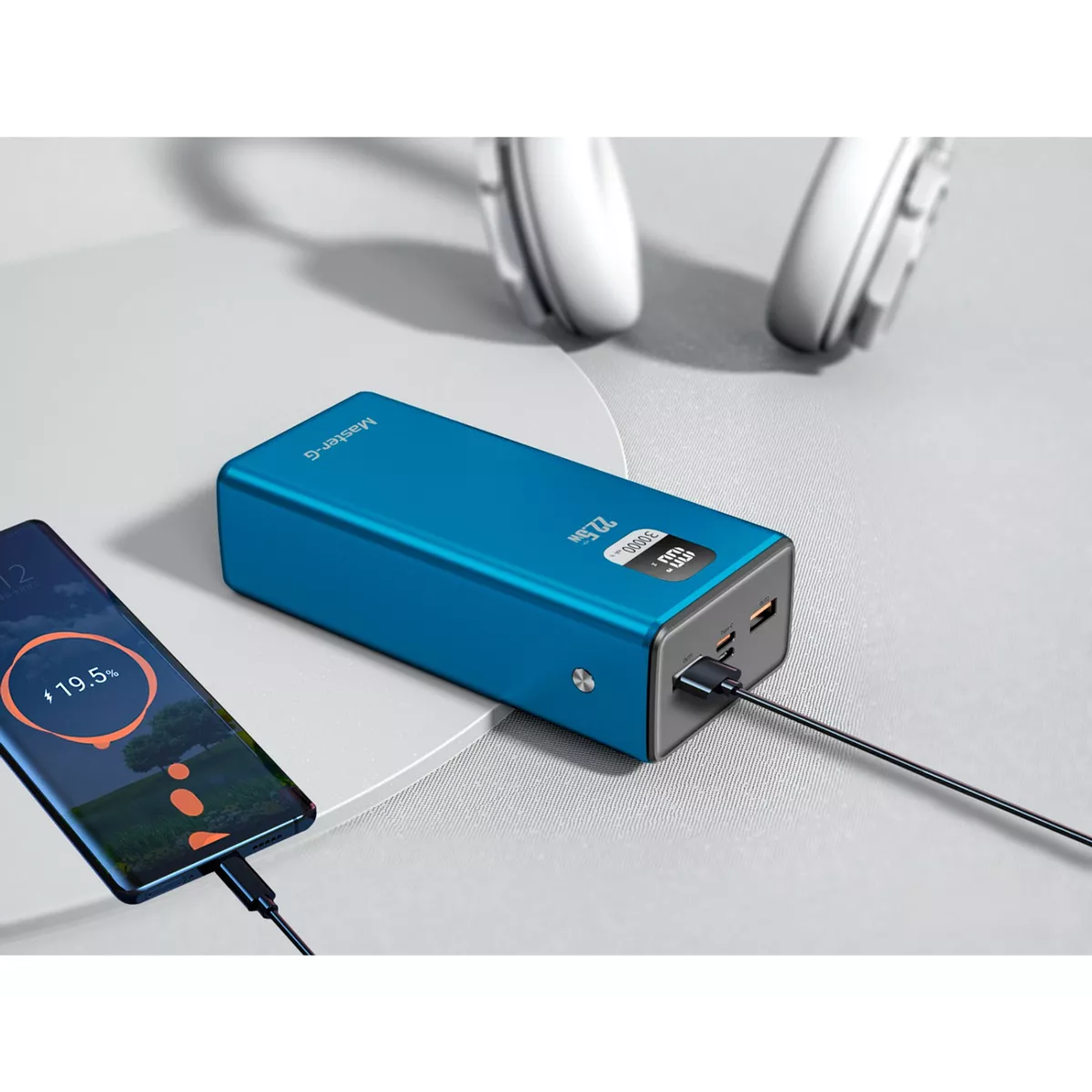 Batería Externa Power Bank 30000 Mah 22.5w Pd Master-g 3