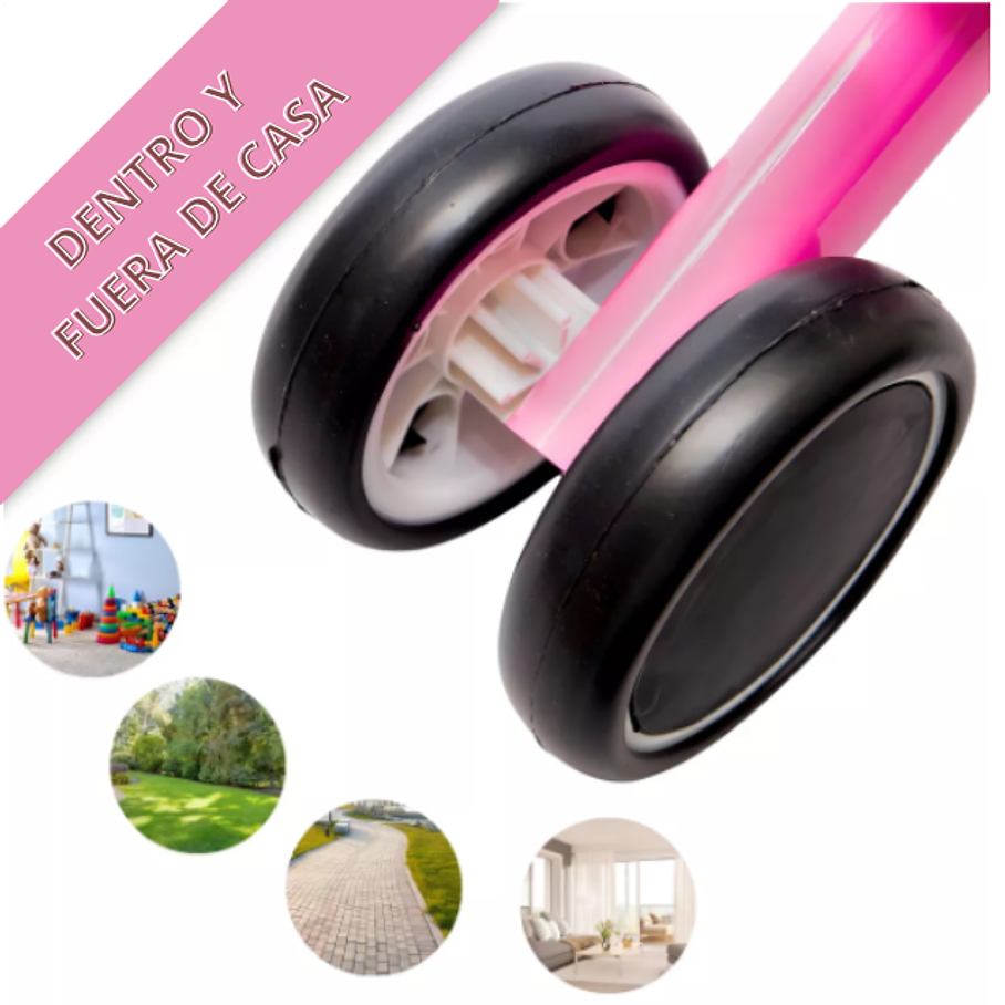 Bicicleta De Equilibrio Con 4 Ruedas, Juguete Para Caminar Para Niños 5