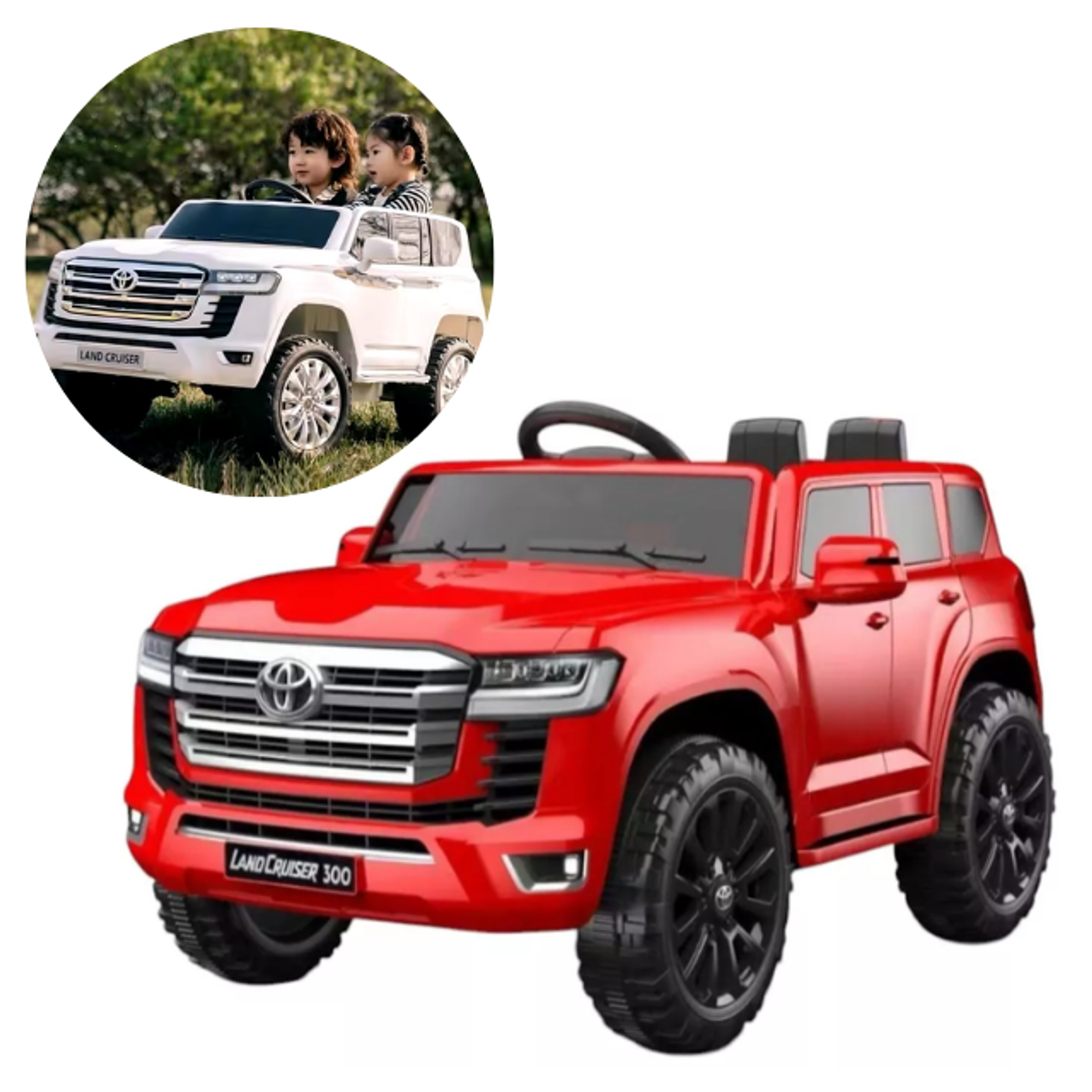 Camioneta Para Niño Land Cruiser Electrica 0-3 Años Control Remoto 2