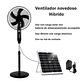 Pack 2 Ventilador Solar Plastico 5 Aspa  - Miniatura 6