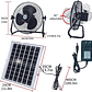 Pack De 2 Ventilador De Mesa Recargable Metal Con Panel Solar - Miniatura 4