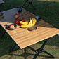 Mesa Plegable De Picnic Grande Negro - Miniatura 2