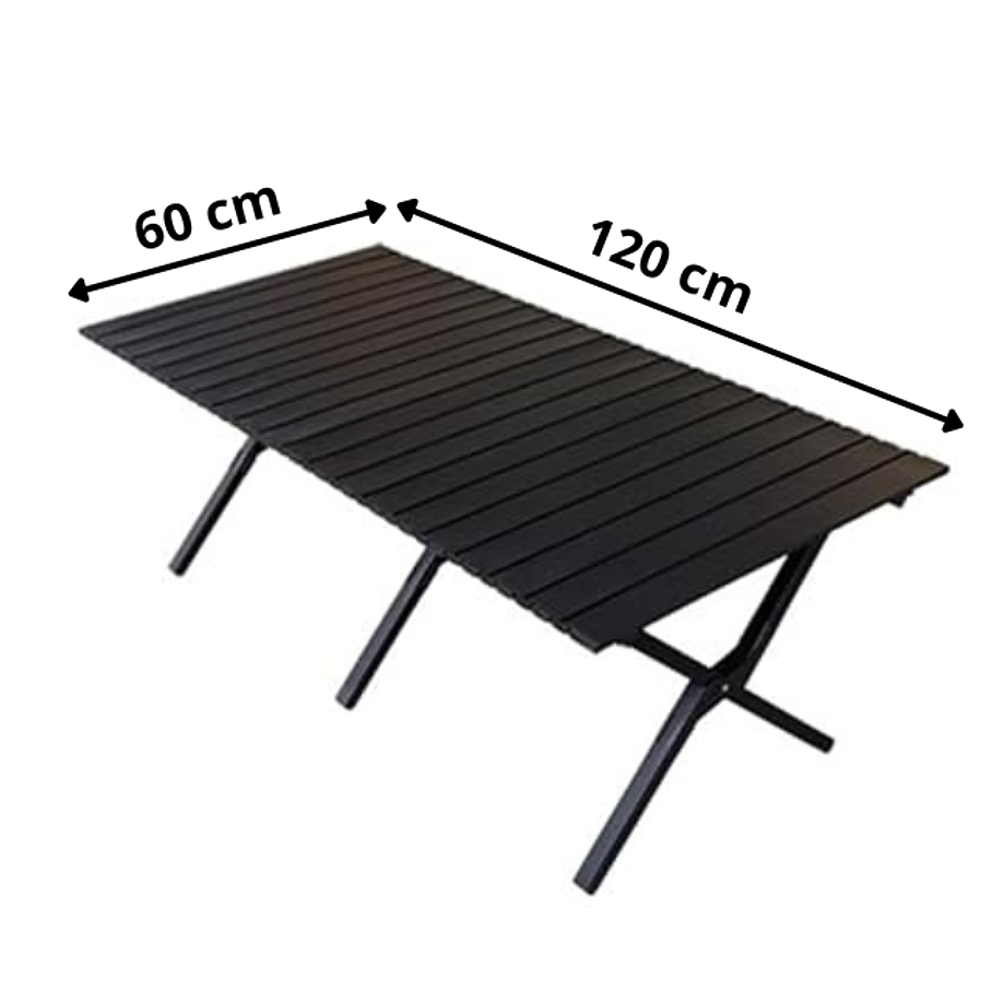 Mesa Plegable De Picnic Grande Negro 7
