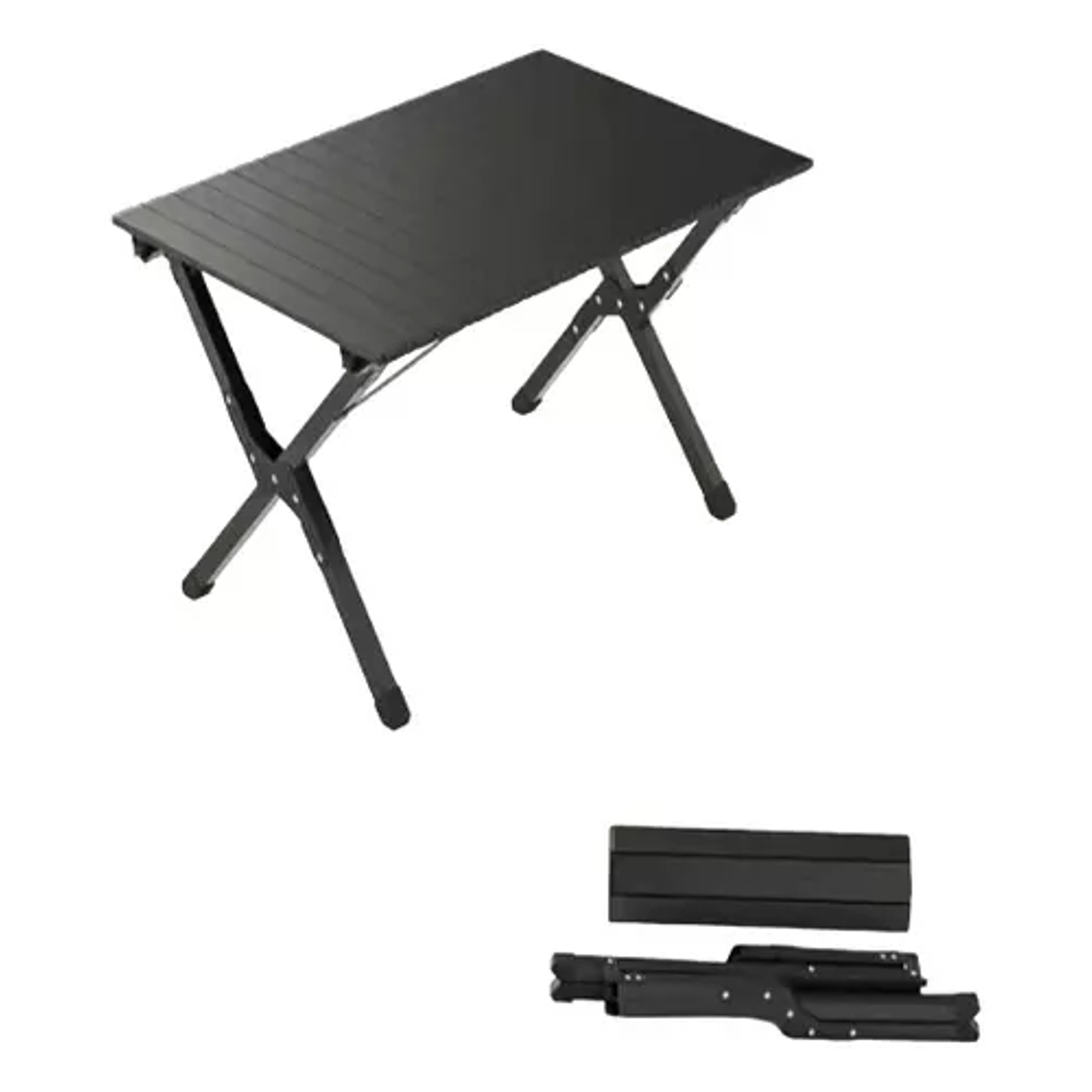 Mesa Plegable De Picnic Pequeña Negra 1