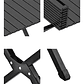 Mesa Plegable De Picnic Pequeña Negra - Miniatura 3