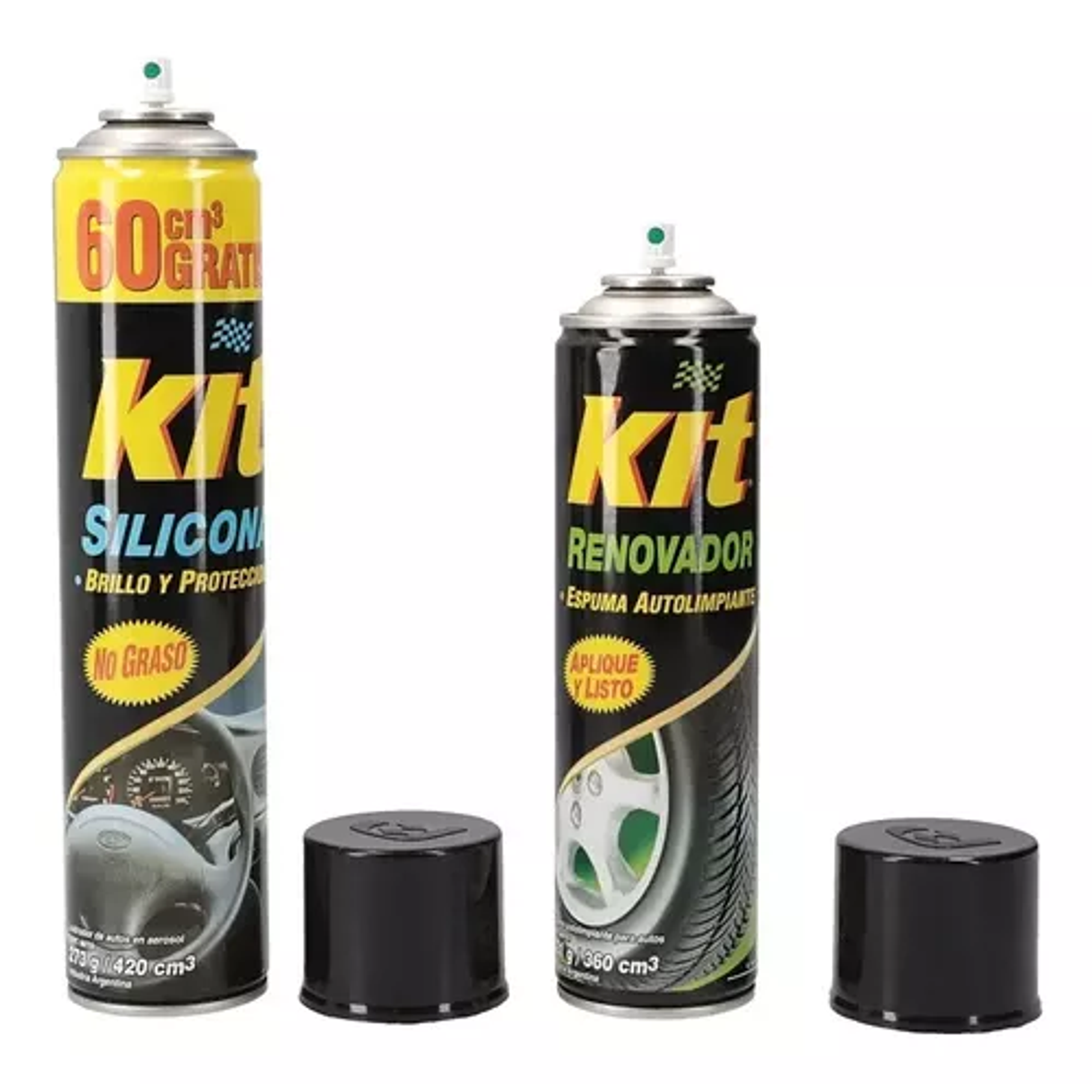 Silicona 420cc + Renovador De Gomas 360cc 1