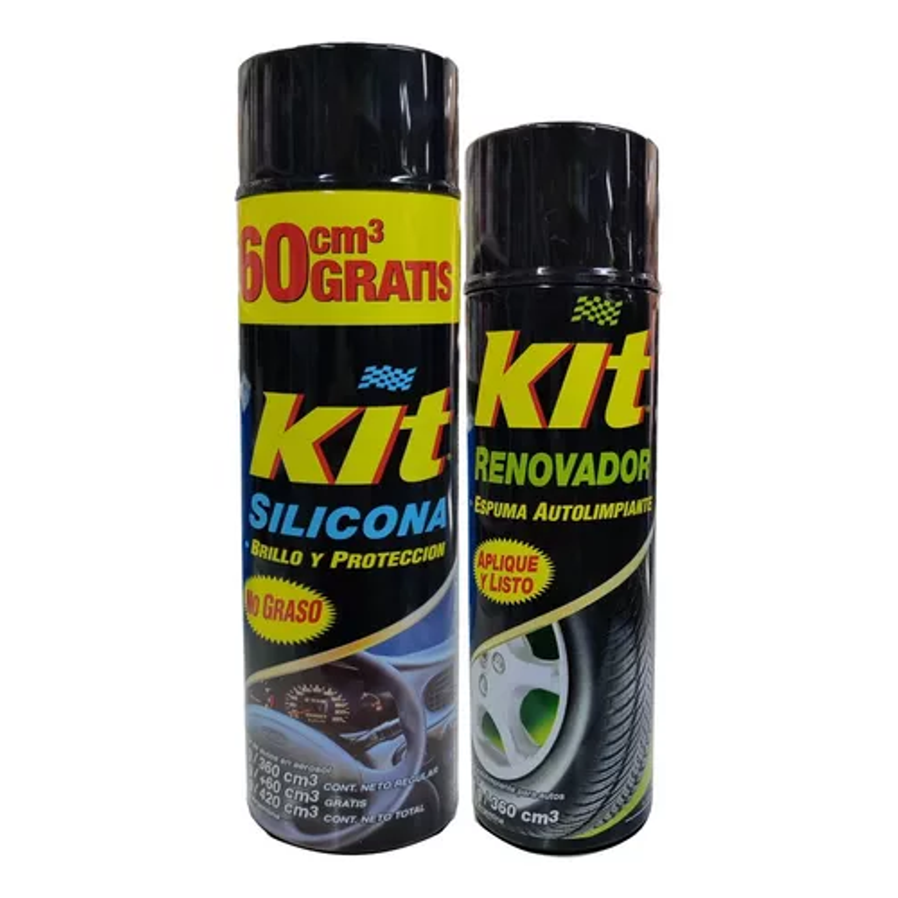 Silicona 420cc + Renovador De Gomas 360cc 2