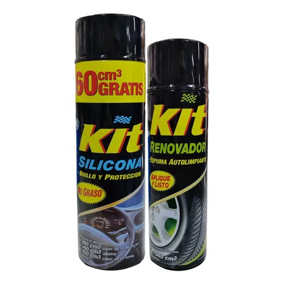 Silicona 420cc + Renovador De Gomas 360cc 2