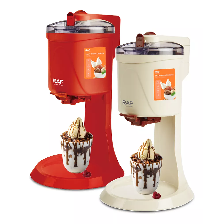 Maquina Para Hacer Helado Raf Potente Color Rojo 3