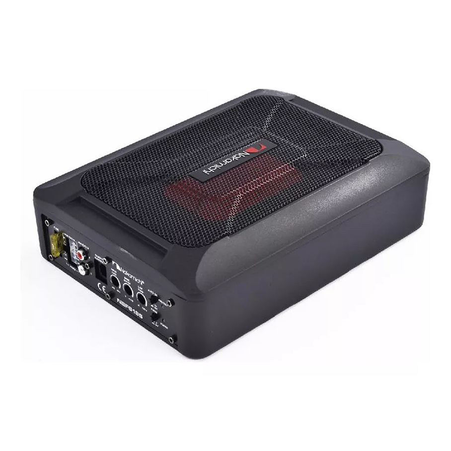 Caja De Subwoofer Amplificada Delgada Nakamichi De 100 W Rms 2