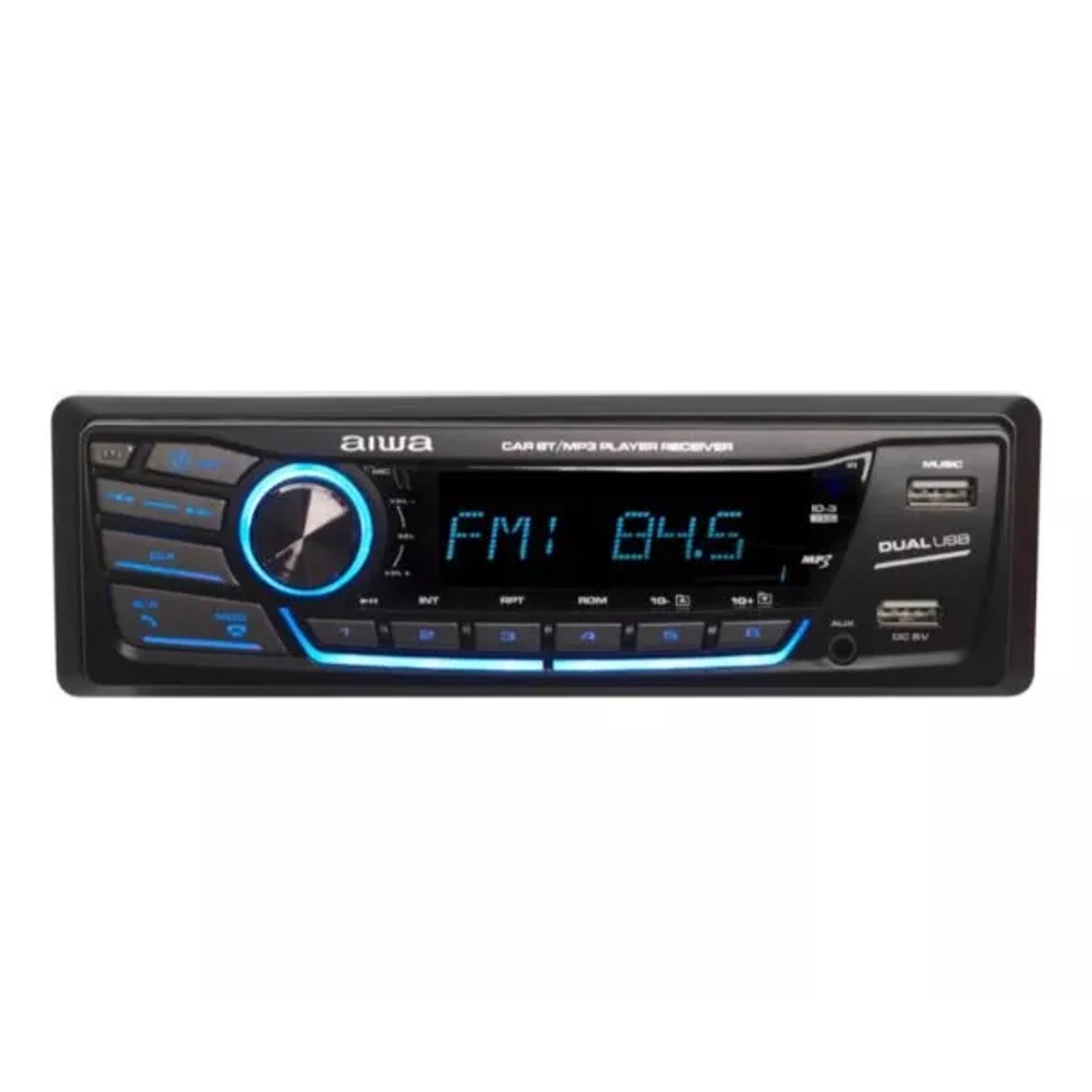 Radio Para Auto Aiwa Aw-c2016bt Combo Con Dos Parlantes De 6,5'' 3