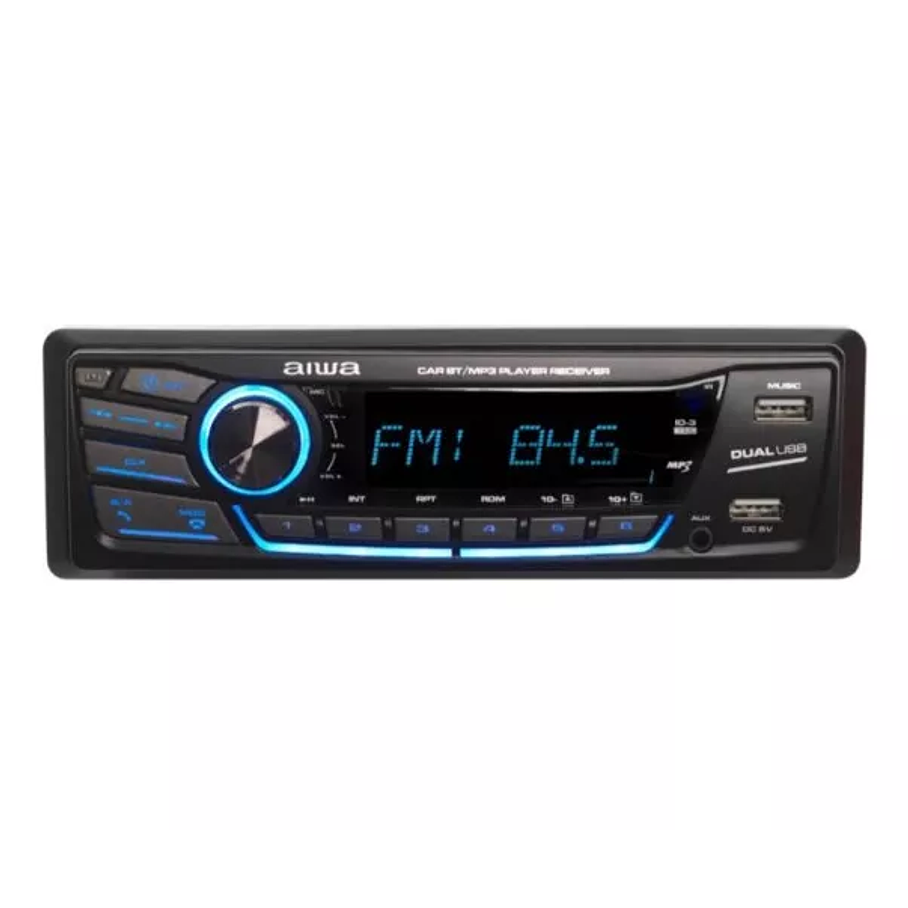 Radio Para Auto Aiwa Aw-c2016bt Combo Con Dos Parlantes De 6,5'' 3