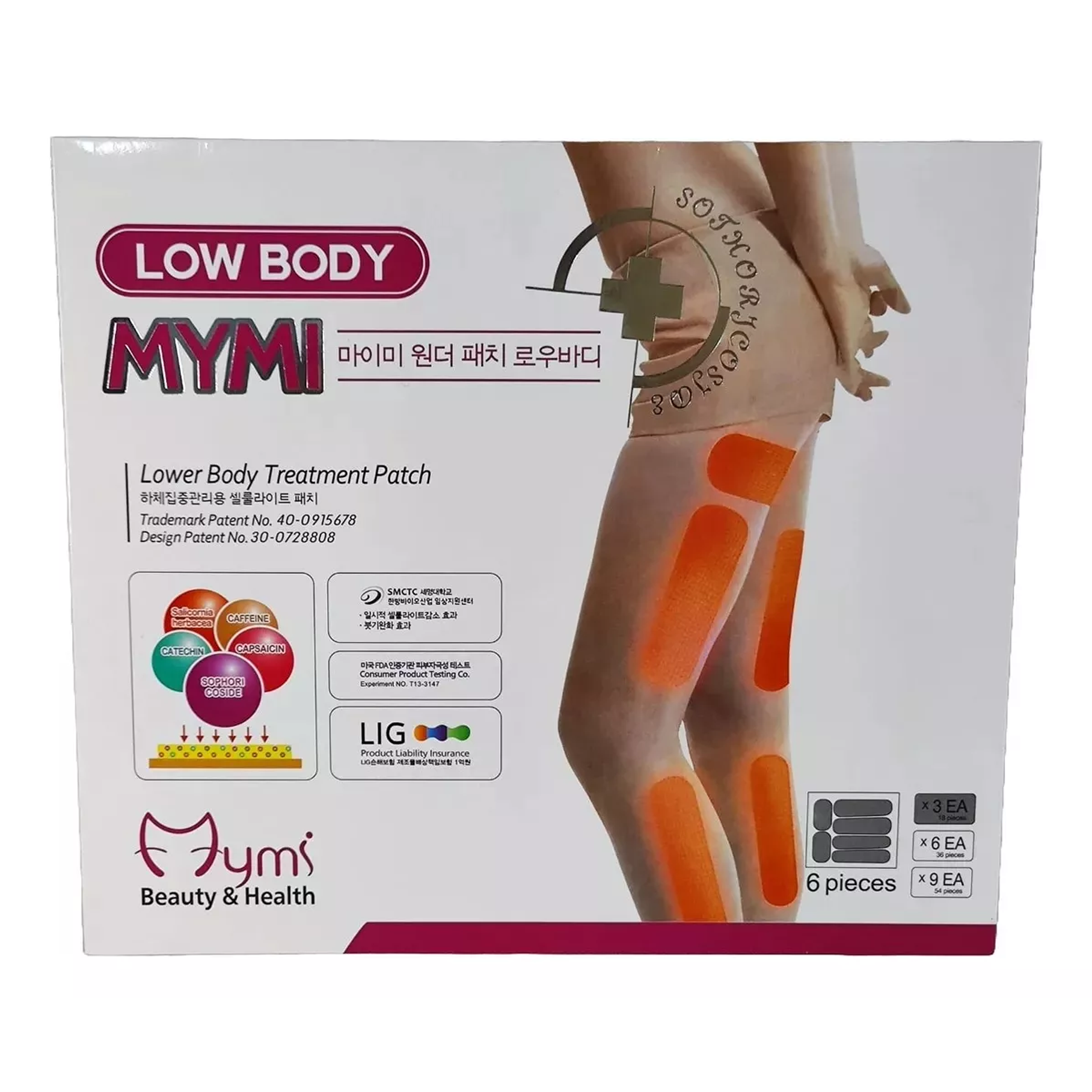 Parches Adelgazante Extracto Te Para Celulitis x 10 Uni 1