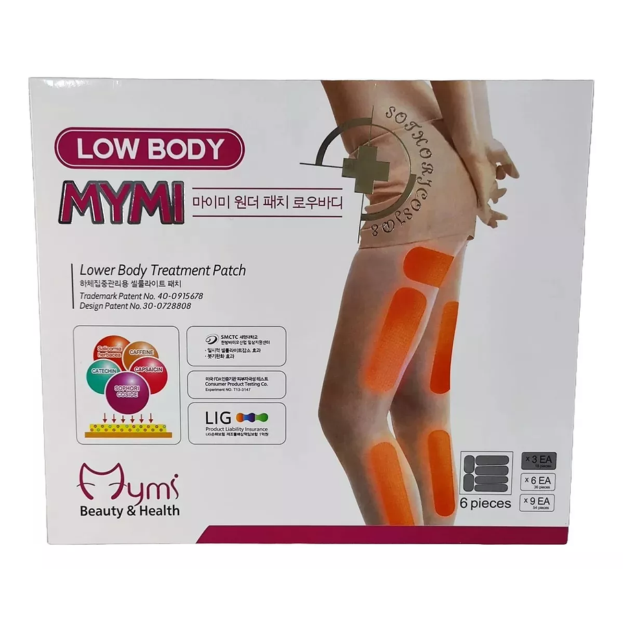 Parches Adelgazante Extracto Te Para Celulitis x 10 Uni 1