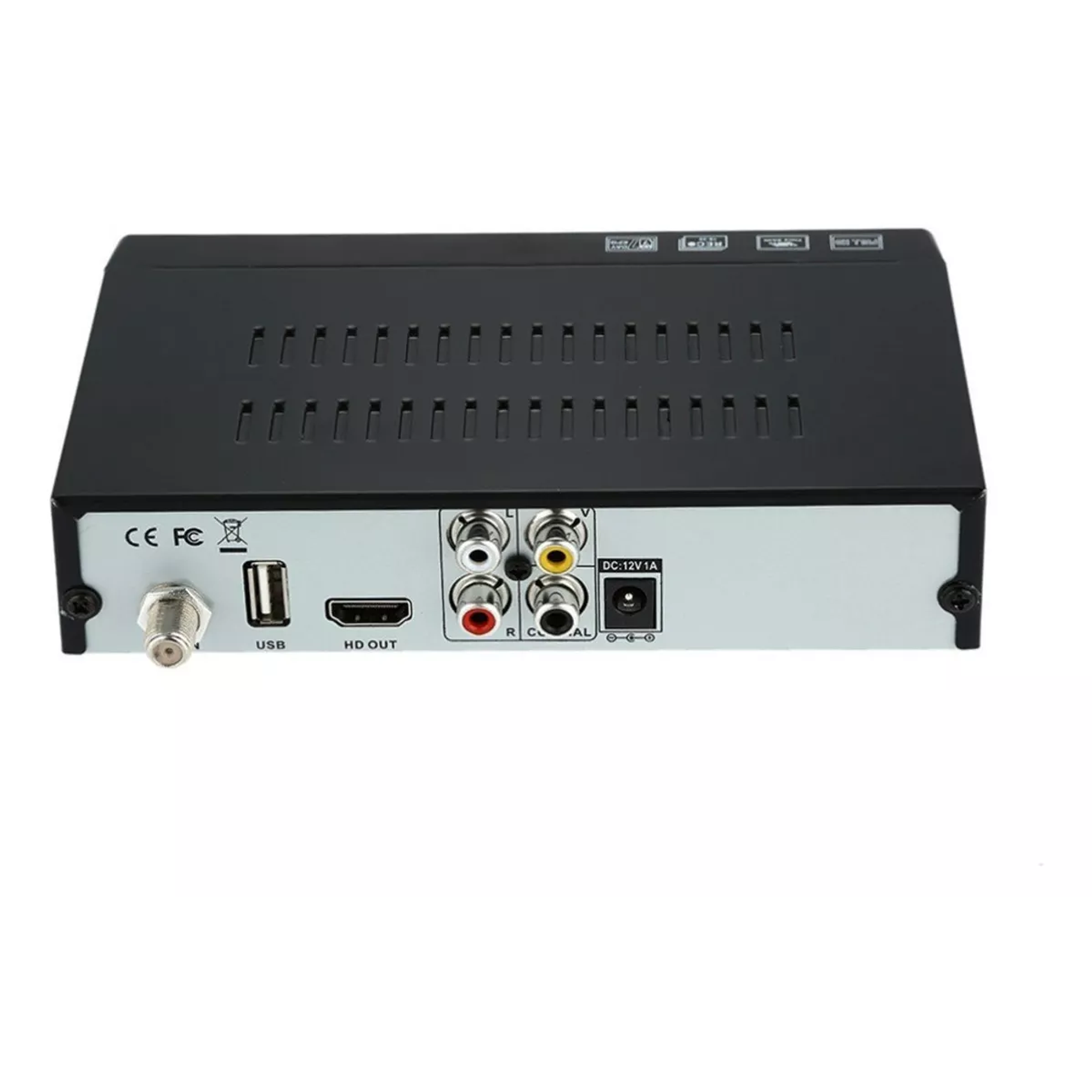 Decodificador y Convertidor de Señal de TV Digital a Analógica para TV Clasicas con Grabador de Programas Incluye Cable RCA de Alta Calidad (HD) 5