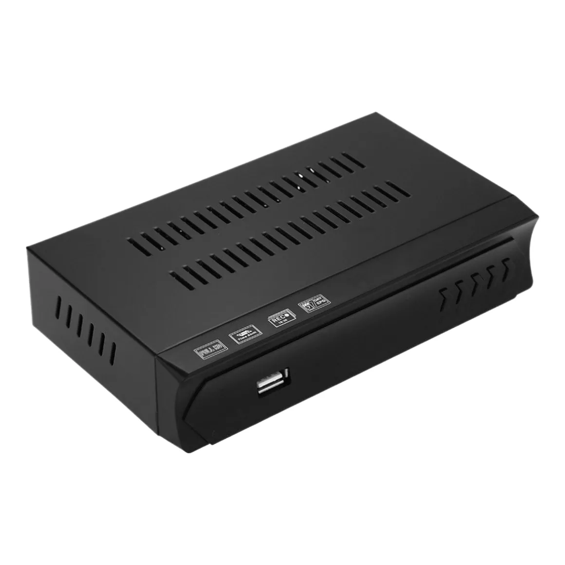 Decodificador y Convertidor de Señal de TV Digital a Analógica para TV Clasicas con Grabador de Programas Incluye Cable RCA de Alta Calidad (HD) 2