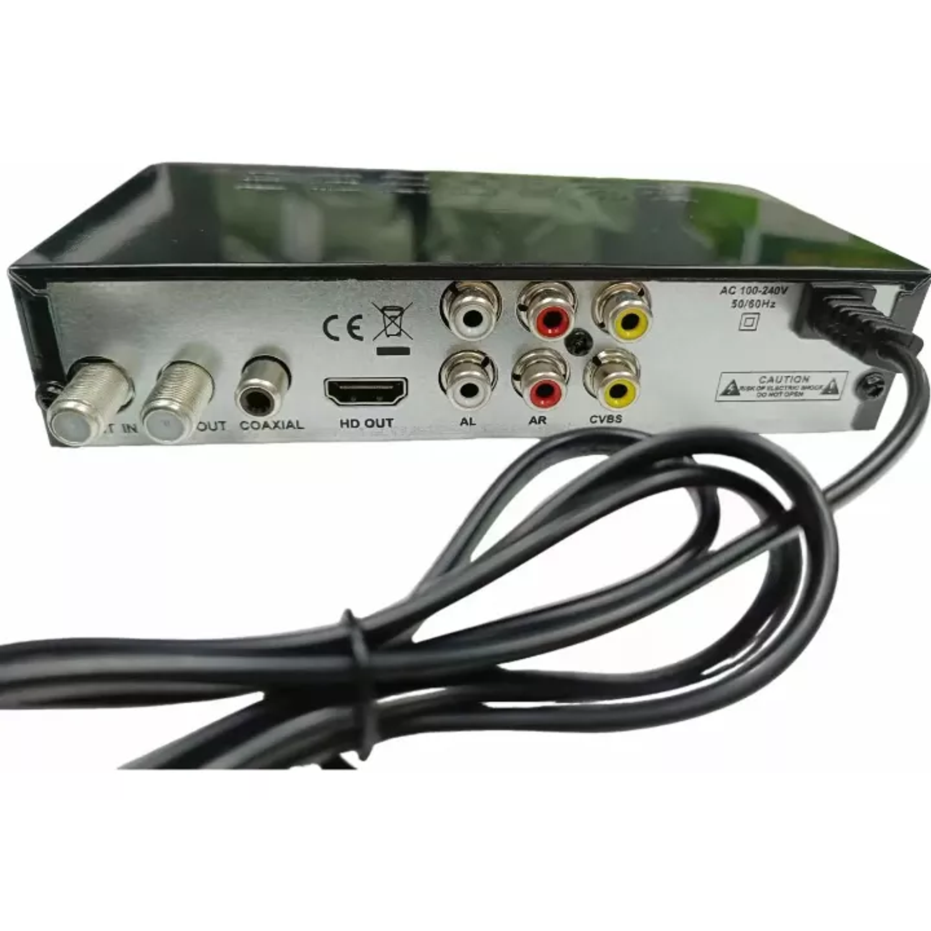 Decodificador y Convertidor de Señal de TV Digital a Analógica para TV Clasicas con Grabador de Programas Incluye Cable RCA de Alta Calidad (HD) 7