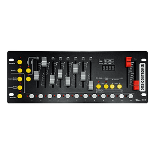 Mini Controlador Dmx Luces Disco Para Dj Con 192 Canales