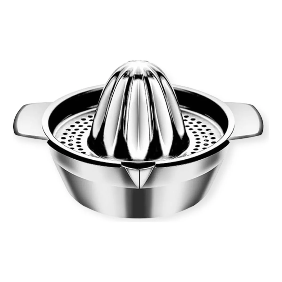 Exprimidor De Cítricos Acero Inoxidable Con Colador Manual 8