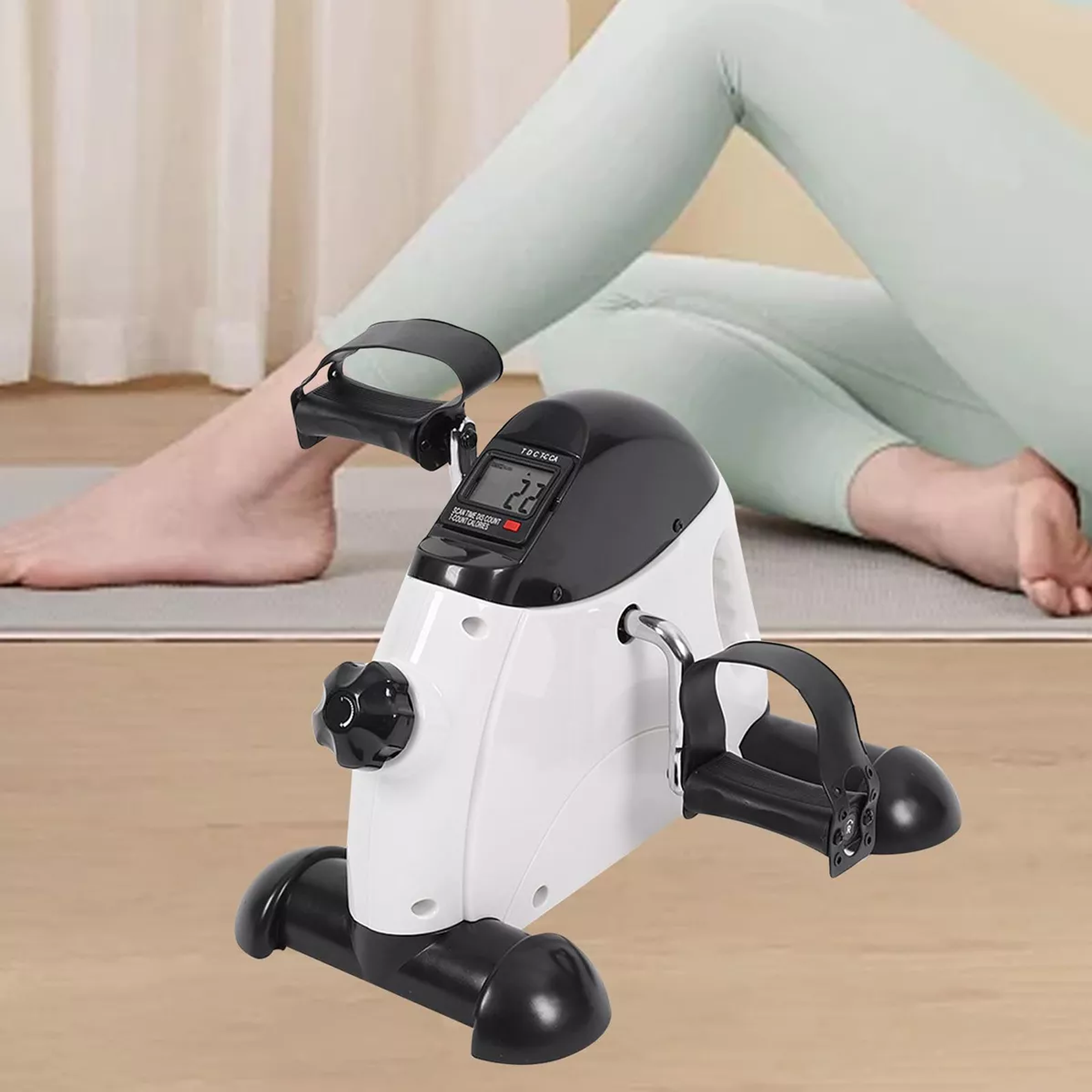 Pedal De Bicicleta Ejercitador Pedal Máquina Mini Bicicleta 4