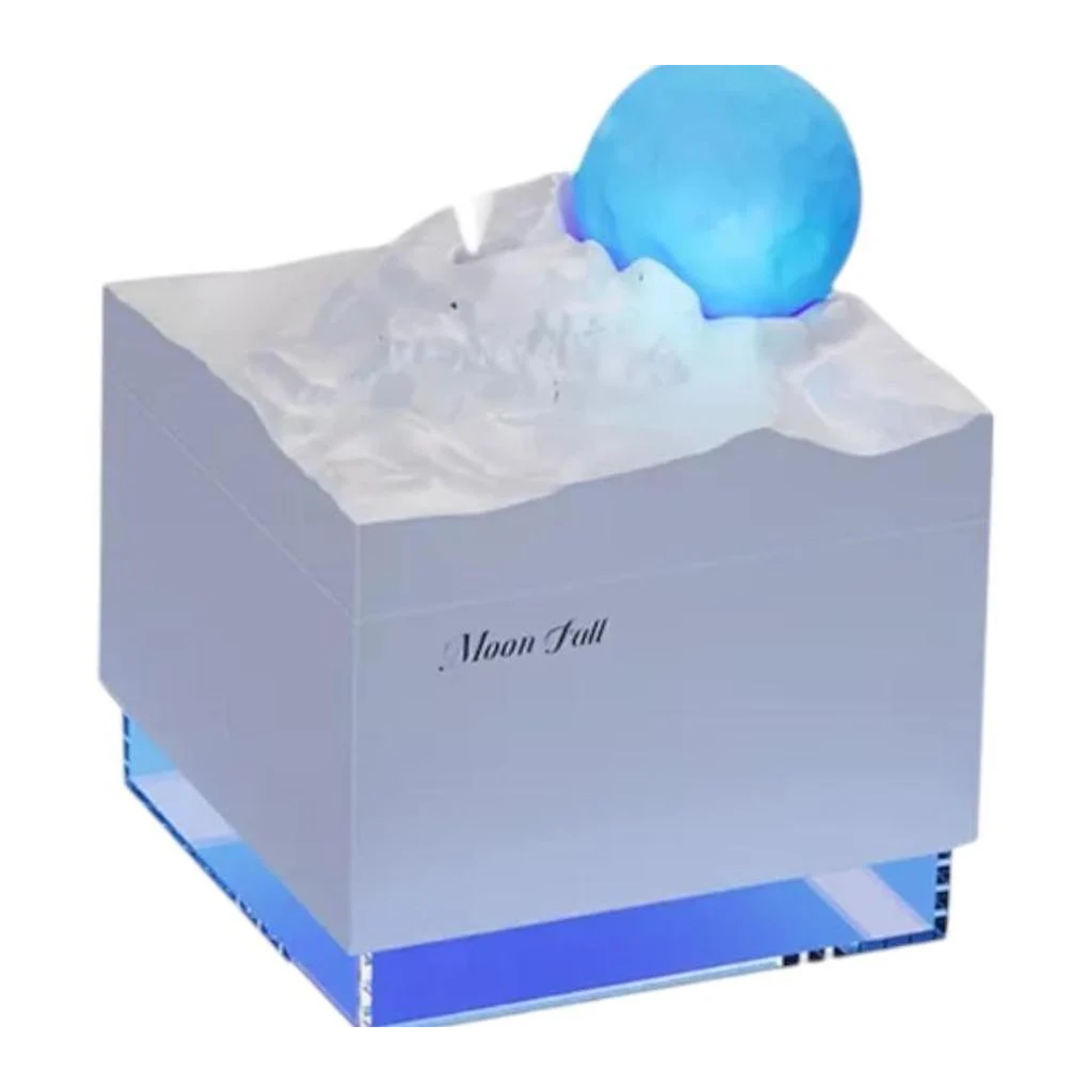 Humidificador Vaporizador Ultrasonico Ambiente Esterilizado Lunas Meteorito + Esencias 4