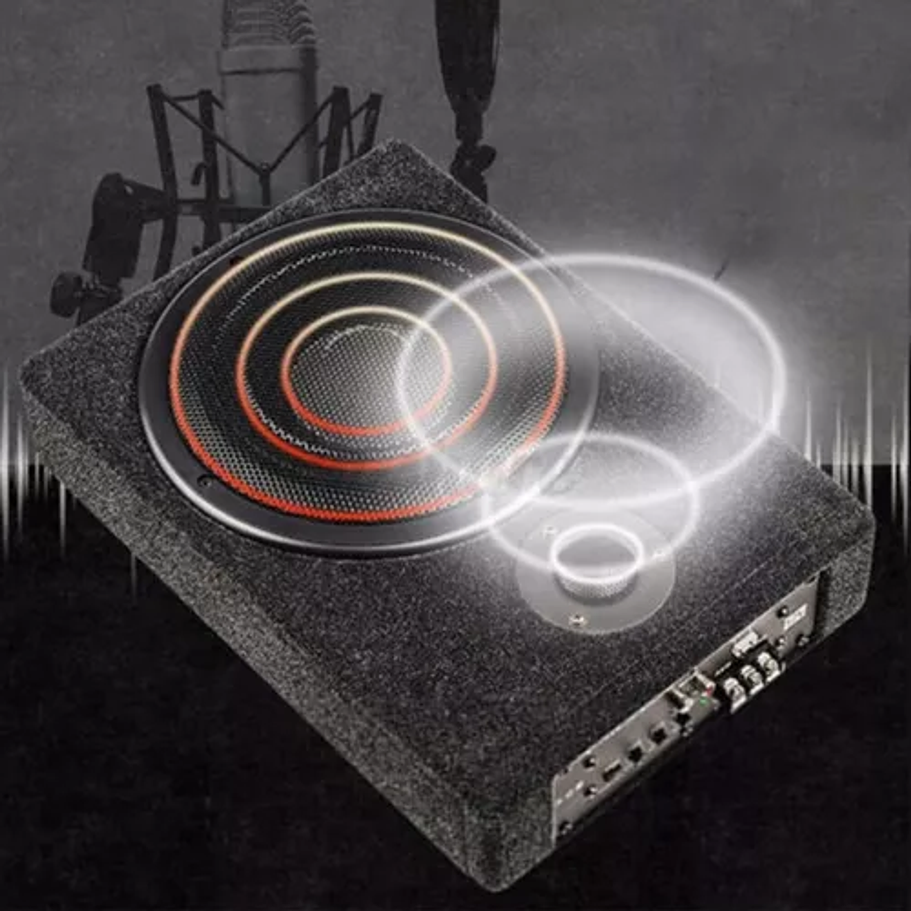 Altavoz Subwoofer Para Coche Amplificador De Potencia De 8w Bajo Para Auto 4