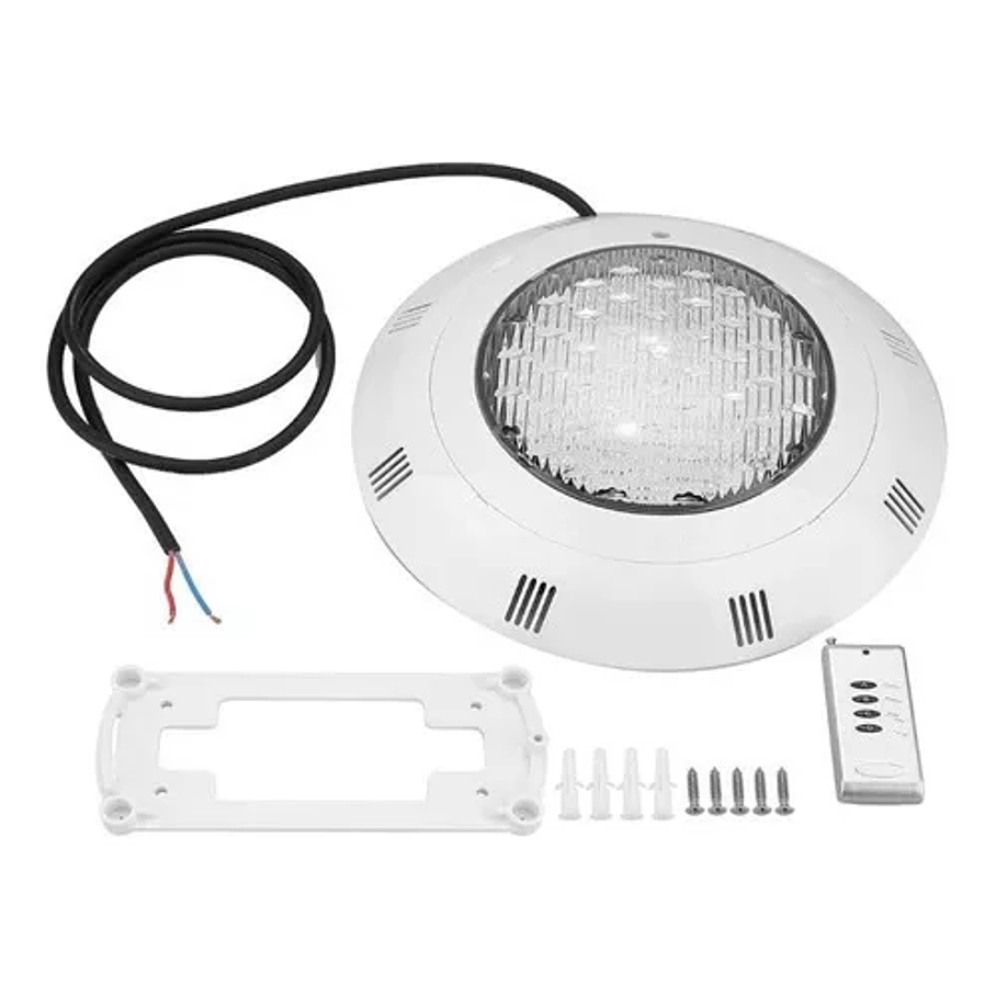 Foco Piscina 18w Mando Multicolor Lámpara Led Subacuática 3