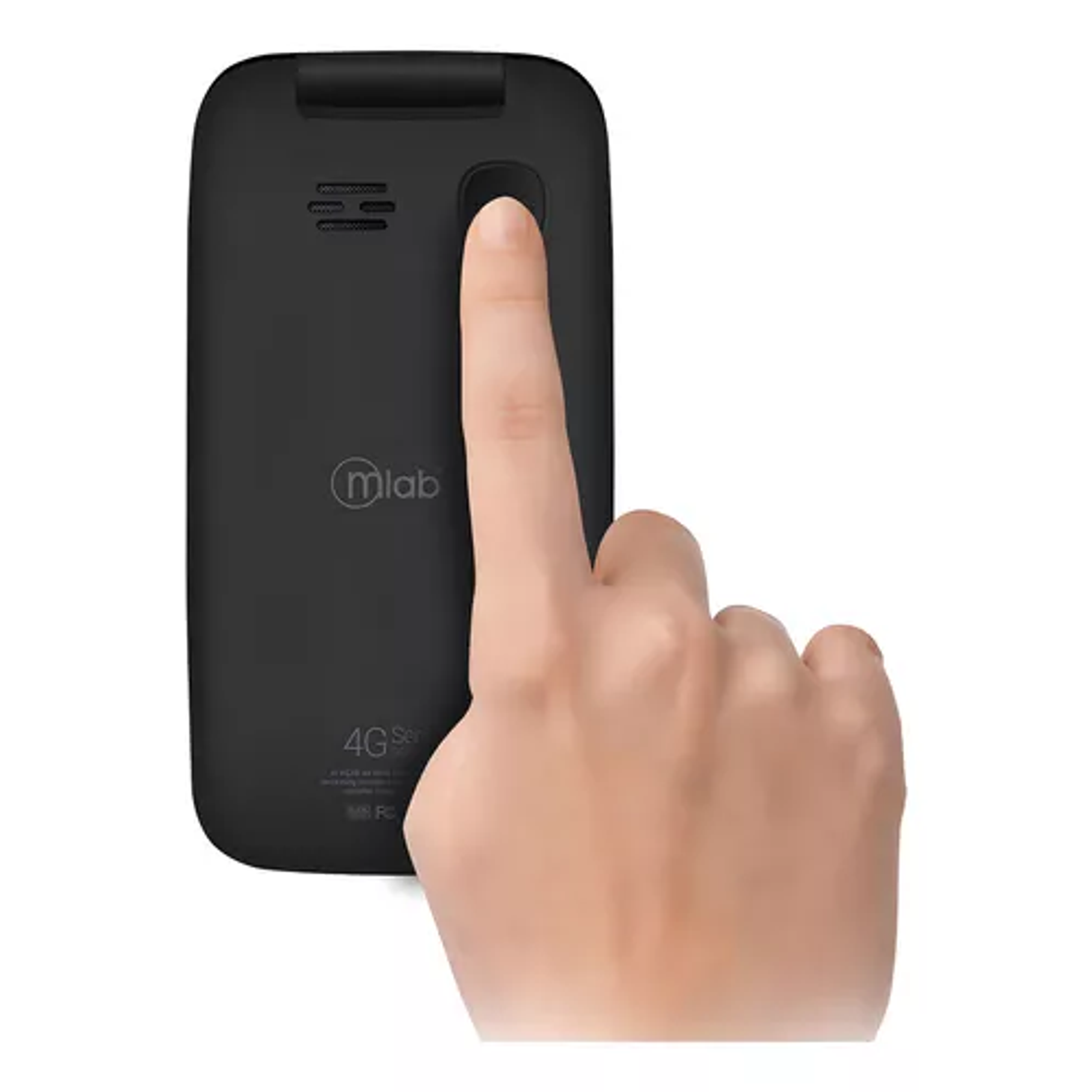 Telefono Senior Mlab 9204 Shell 4g Sos 2.8 Pulgadas Negro 3