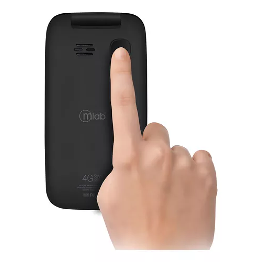 Telefono Senior Mlab 9204 Shell 4g Sos 2.8 Pulgadas Negro 3