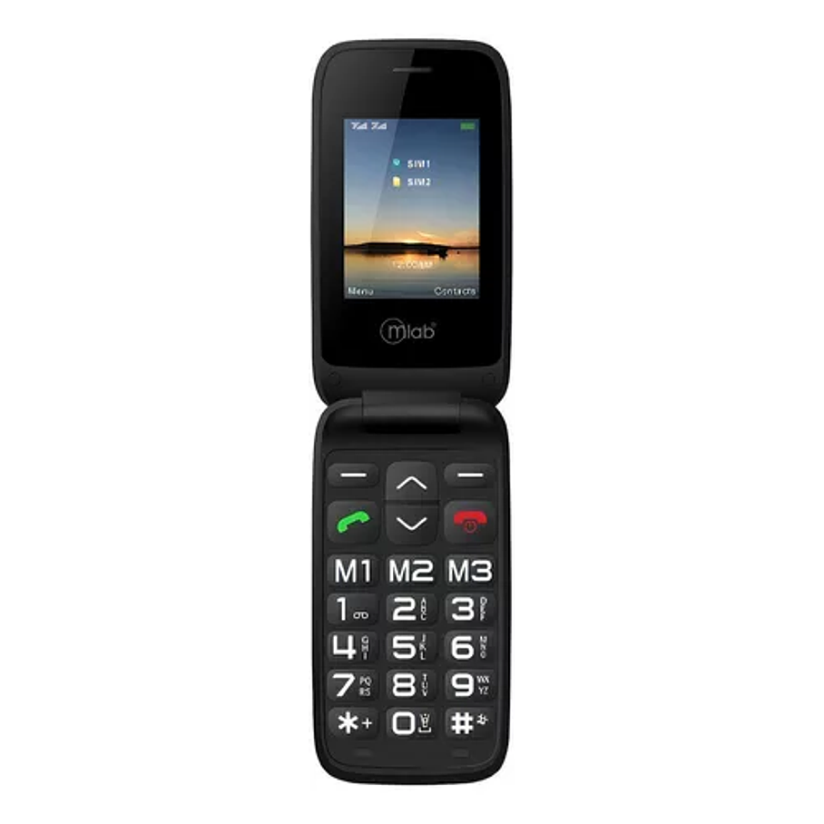 Telefono Senior Mlab 9204 Shell 4g Sos 2.8 Pulgadas Negro 6
