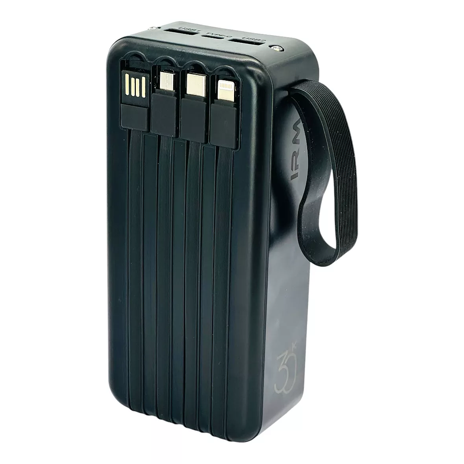 Cargador Portátil Power bank De Viaje 2 Usb 2 Tipo C 30000 Mha IRM  4